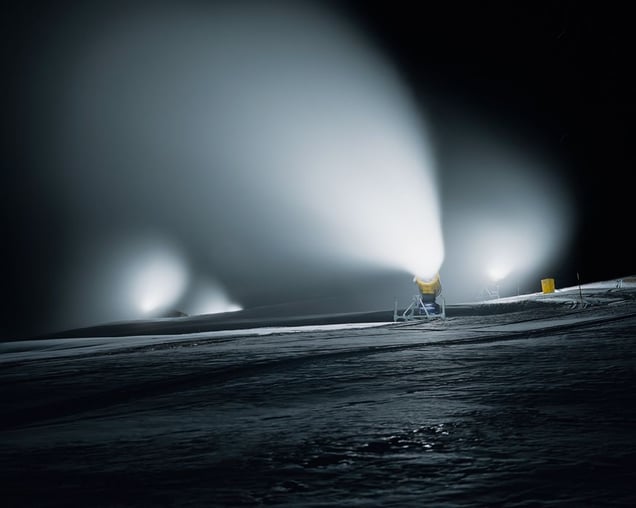 Scene J3, from the series Snow Management © Jules Spinatsch, courtesy of Prix Pictet 2008