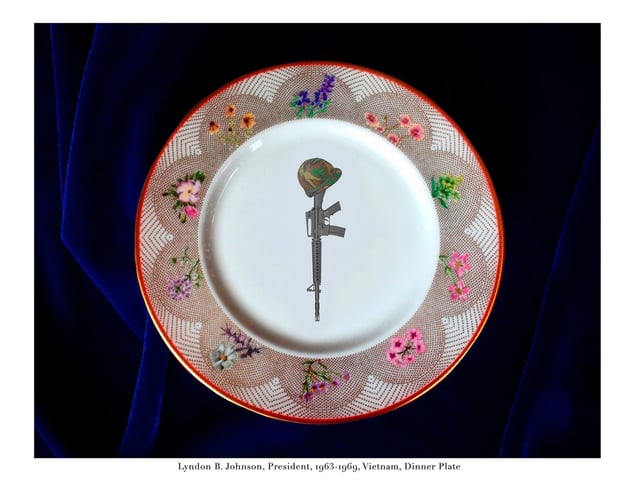 Lyndon B. Johnson Dinner Plate