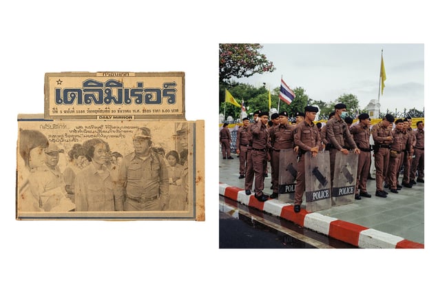 Thai newspaper clipping from Pornpet Muensri's archive.  Government House, Bangkok. © Luke Duggleby 2024