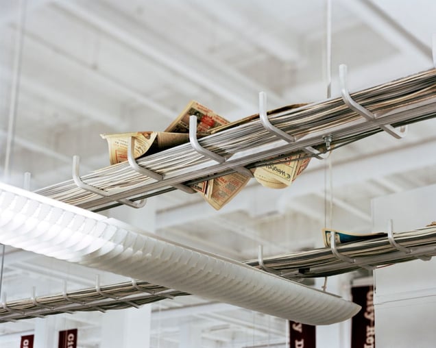 Old Papers On Server Cables, 9:08pm, 2009 © Will Steacy