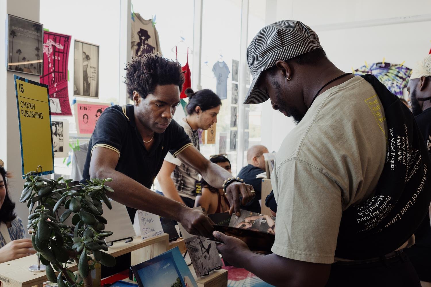 At the LA Art Book Fair. Publishers are a great resource when it comes to finally making a choice, always on hand to chat about their new titles and offer advice. © Aleksey Kondratyev