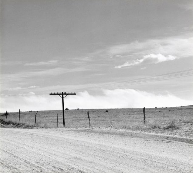 Near Peyton, Colorado. 1968. © Robert Adams. Image courtesy of Fraenkel Gallery.