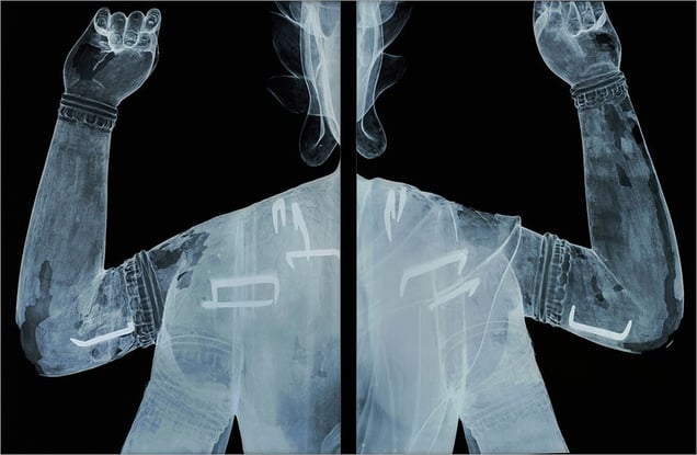 History's Shadow AB8a and AB8b (diptych)