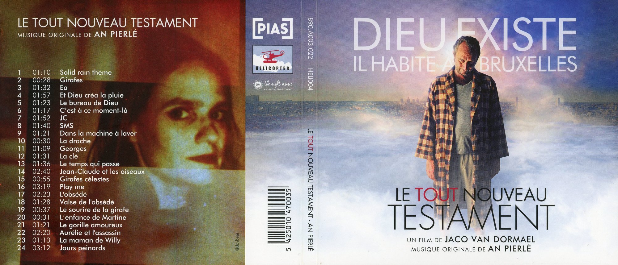 Le tout nouveau testament movie soundtrack