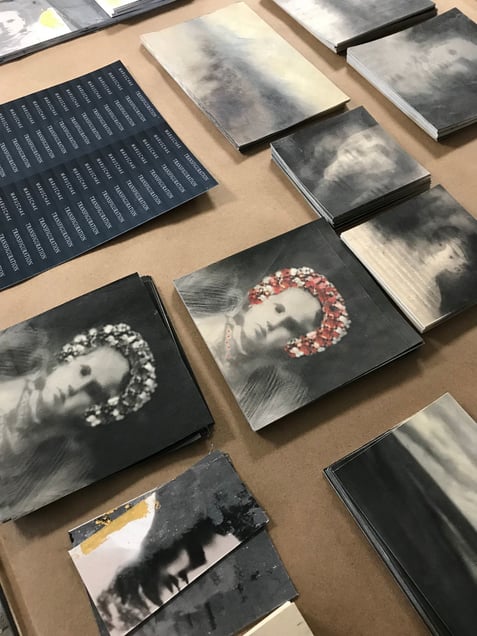 27 Original artworks made my Maruschak in her studio and later hand tipped into TRANSFIGURATION