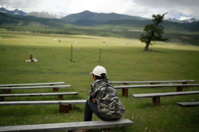 Village birthday in Altay