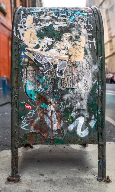 US postal relay box no. 57, New York, NY