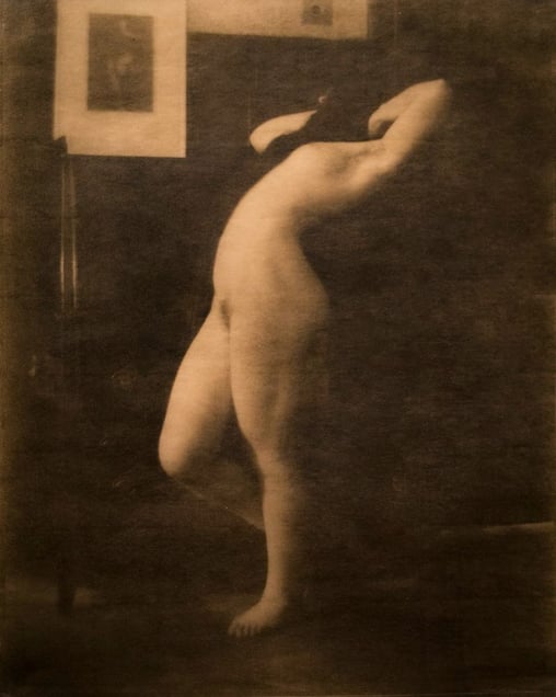 Nude Study, Tyrol. Showing at Robert Klein Gallery. Courtesy of PhotoLondon.