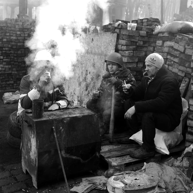 Ukraine Revolution, Kiev, February 2014 © Alfred Yaghobzadeh