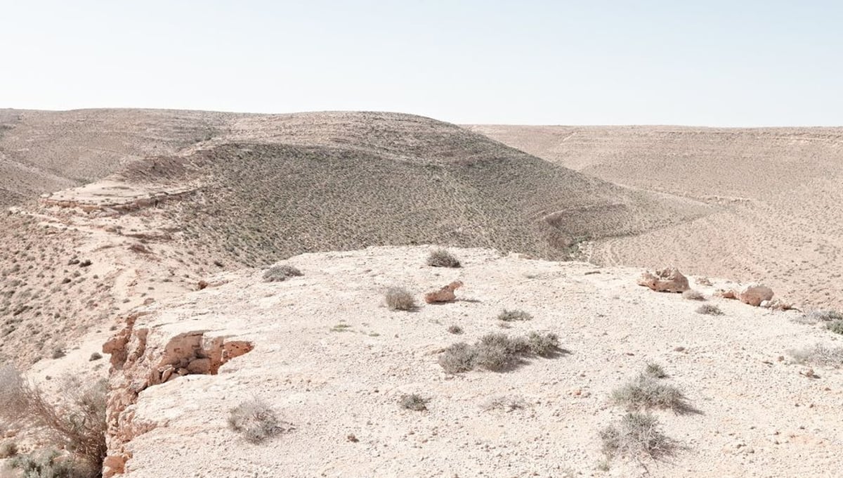 Artillery emplacement, Bunker Z84, Wadi Zitoune Battlefield, Libya | From the book "Topography is Fate: North African Battlefields of World War II" | © Matthew Arnold Photography