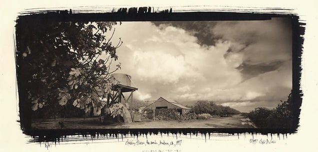 Clearing storm, the ranch, Manteca, CA, 1997. © Chris McCaw