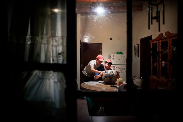 From the project "The big men from Chipilo" - Chipilo, Puebla, Mexico, November/December 2014