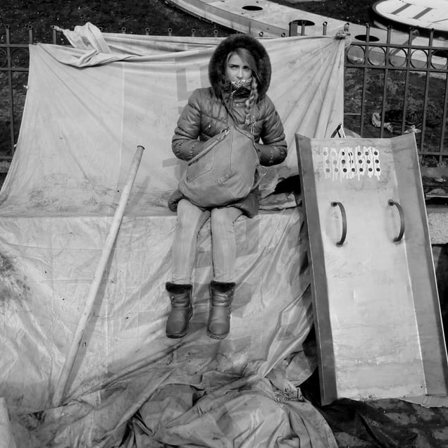 Ukraine Revolution, Kiev, February 2014 © Alfred Yaghobzadeh