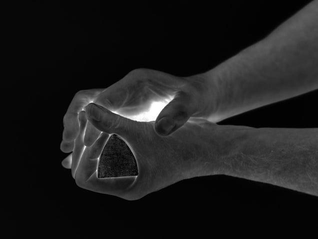 Giuseppe Penone: Geometria nelle mani – 4 aprile, 2004 (Detail) © Akademie Der Kunste, VG Bild-Kunst, Bonn 2014