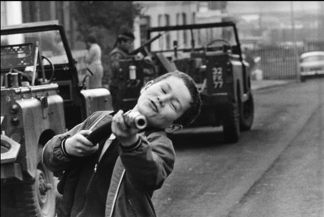 Northern Ireland. Belfast. 1972. From the book "War Photographer: Between Shadow and Light" © Christine Spengler
