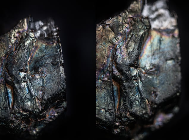 Iridescent Anthracite Coal