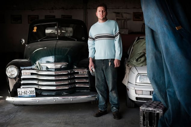 From the project "The big men from Chipilo" - Chipilo, Puebla, Mexico, November/December 2014