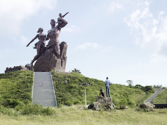 African Renaissance Monument. Dakar, Senegal, 49 m (161 ft). Built in 2010 © Fabrice Fouillet