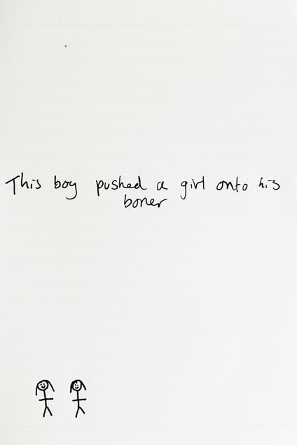 This Boy Pushed a Girl