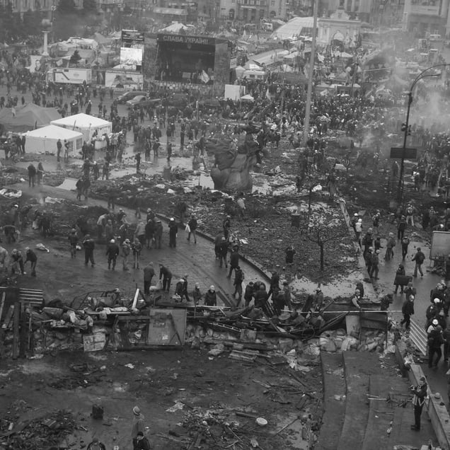 Ukraine Revolution, Kiev, February 2014 © Alfred Yaghobzadeh