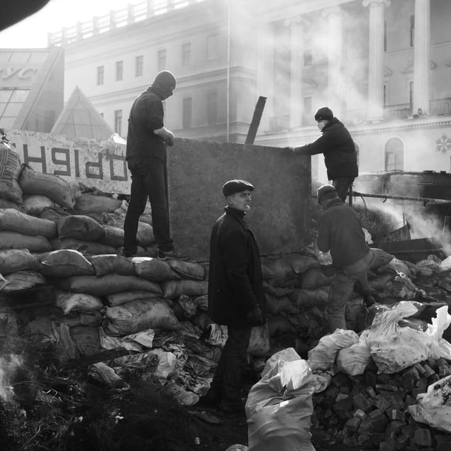 Ukraine Revolution, Kiev, February 2014 © Alfred Yaghobzadeh