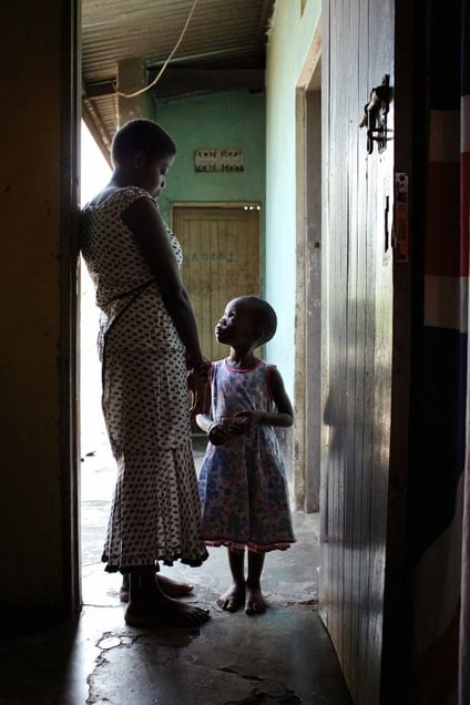 PRICILLA KABUSINGE -  from a series TEENS and the loneliness of AIDS
