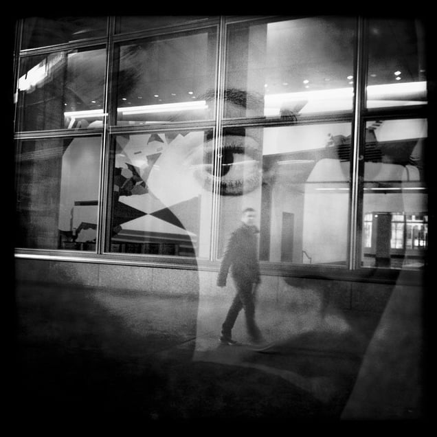 Face in the Window, Battery Park City, New York, NY