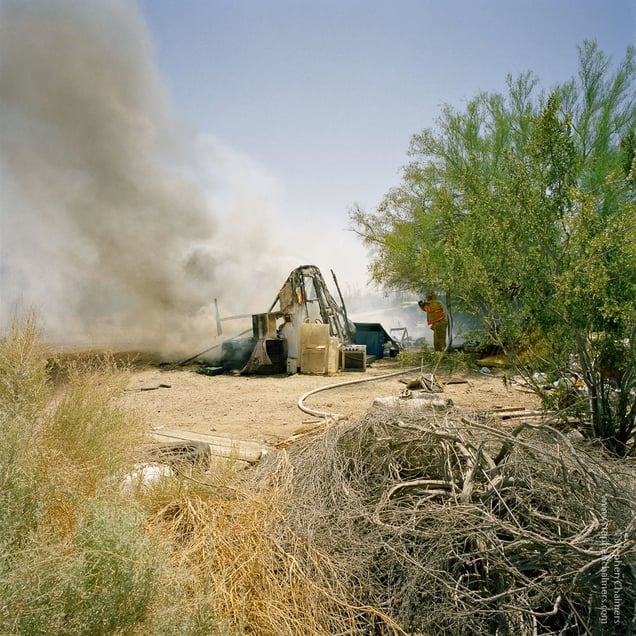 Arson (attempted murder), from the series, Transience © Stephen Chalmers