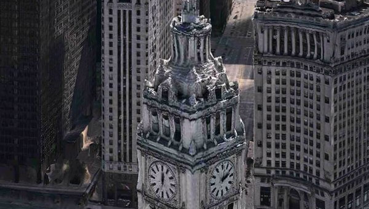 Downtown #1, from the series "The Rendering Eye," 2013. Courtesy of Museum Fur Kunst und Gewerbe.