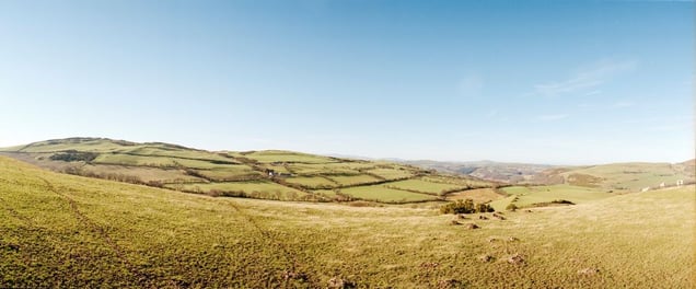 Above Horseshoe Pass. From the exhibition "Landscapes" © Tom Wood