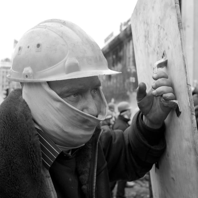 Ukraine Revolution, Kiev, February 2014 © Alfred Yaghobzadeh