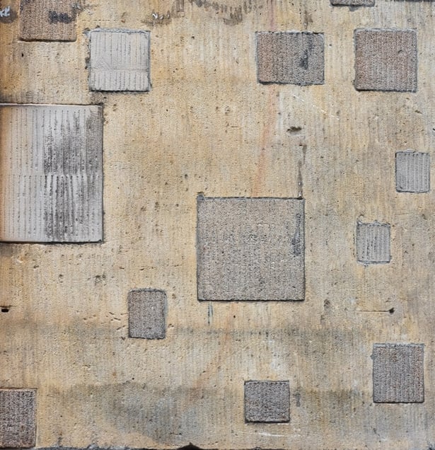 Warsaw Uprising Plastered Bullet Holes.