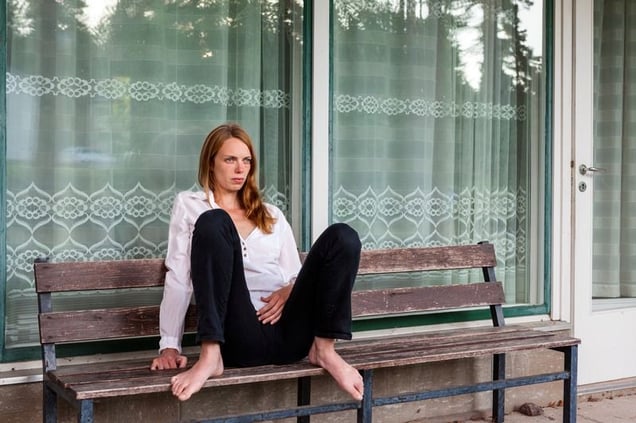 Woman on Bench (2013)
