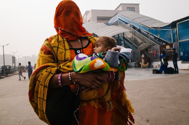 New Delhi station, India, 2016