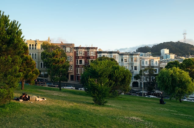 San Francisco, Alamo Square, 2018