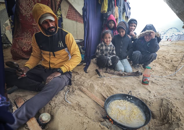 A Meal Amid Displacement