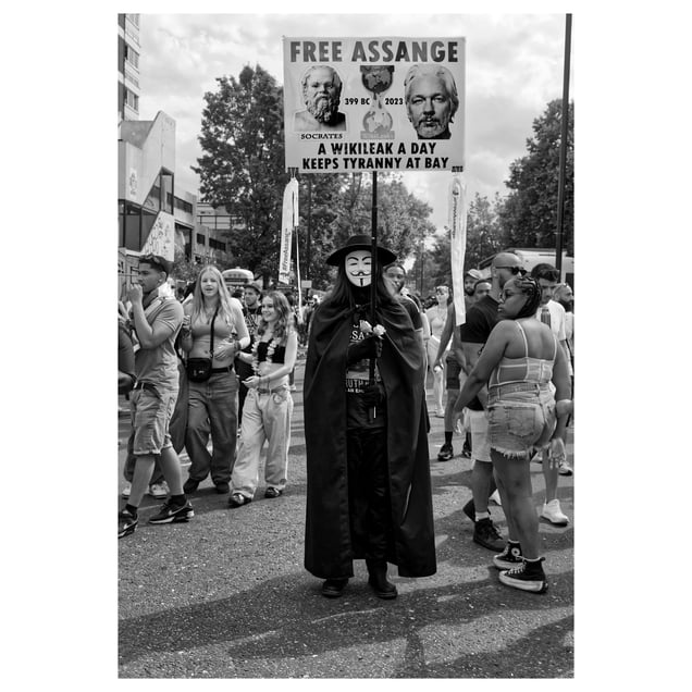 Free Julian Assange Demonstration - 2023