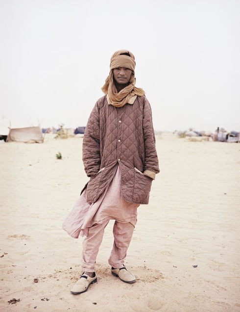 Northern Malian Touareg Refugee, from the series, “The Dynamics of Dust”, 2012 © Philippe Dudouit, East Wing