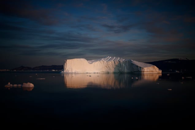 Iceberg at Sunset - West Greenland, August 2009