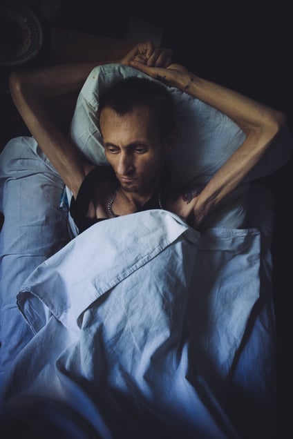 Konstantin, nickname "Salman", 1969. Diagnosis: MDR TB + HIV. Kherson TB hospital, August 2011.