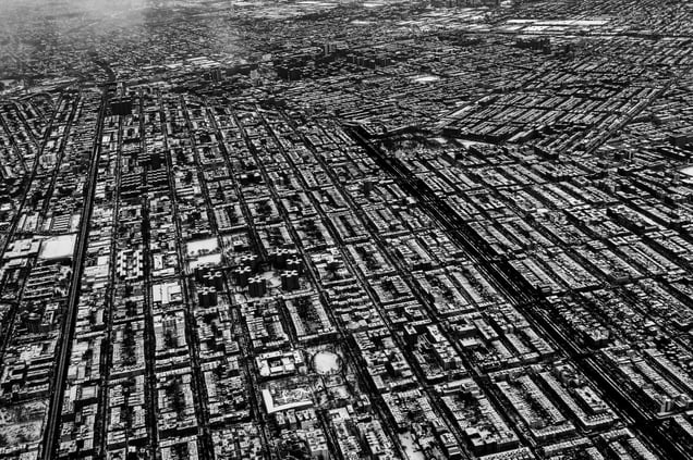 snow roads, no birds