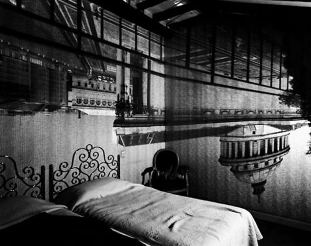 Camera Obscura Image of the Pantheon in the Hotel Des Grands Hommes, 1999 © Abelardo Morell