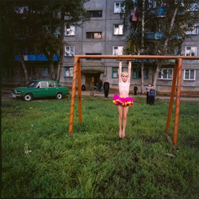 Xenia on the Playground, Russia, 2003, from Strangely Familiar by Michal Chelbin, Aperture 2008 © Michal Chelbin