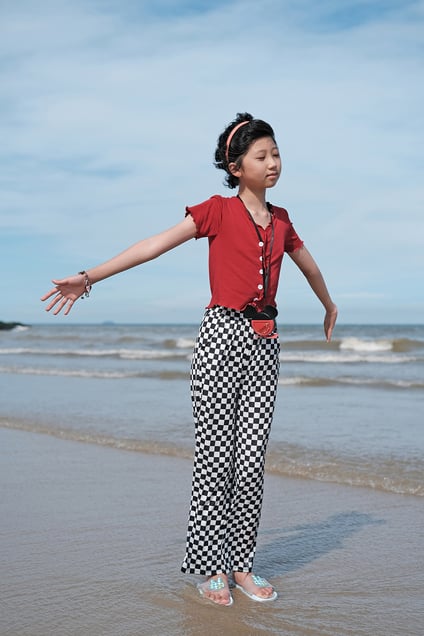 On June 25, 2022, in Zhangzhou City, Fujian Province, China, Wei Shuyao is recalling the 
most impressive thing about her treatment for leukemia.