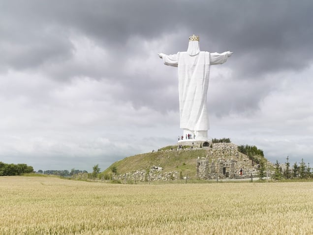 Christ the King. Swiebodzin, Poland, 36 m (120 ft). Built in 2010 © Fabrice Fouillet