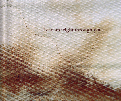 I can see right through you