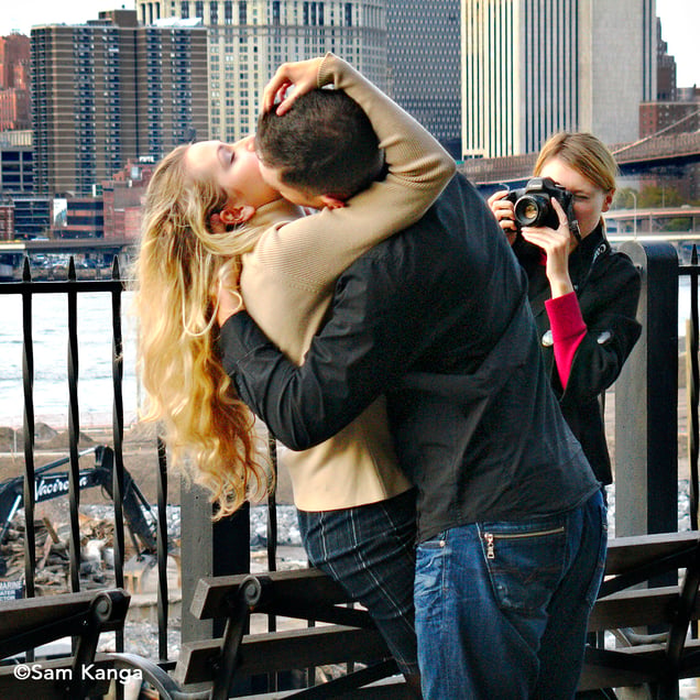 Kissing, Brooklyn, NY, 2009