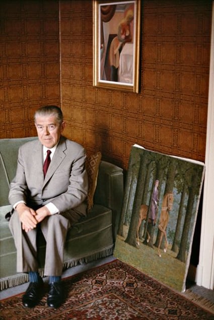 From the book, Une visite chez Magritte © Duane Michals. Images courtesy Steidl.