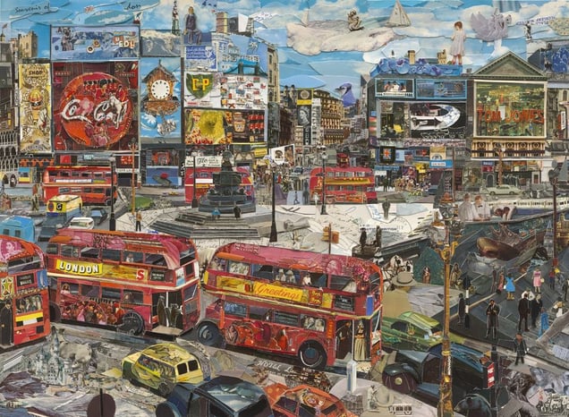 Piccadilly Circus (Postcards from Nowhere), 2014. Showing at Ben Brown Fine Arts. Courtesy of PhotoLondon.
