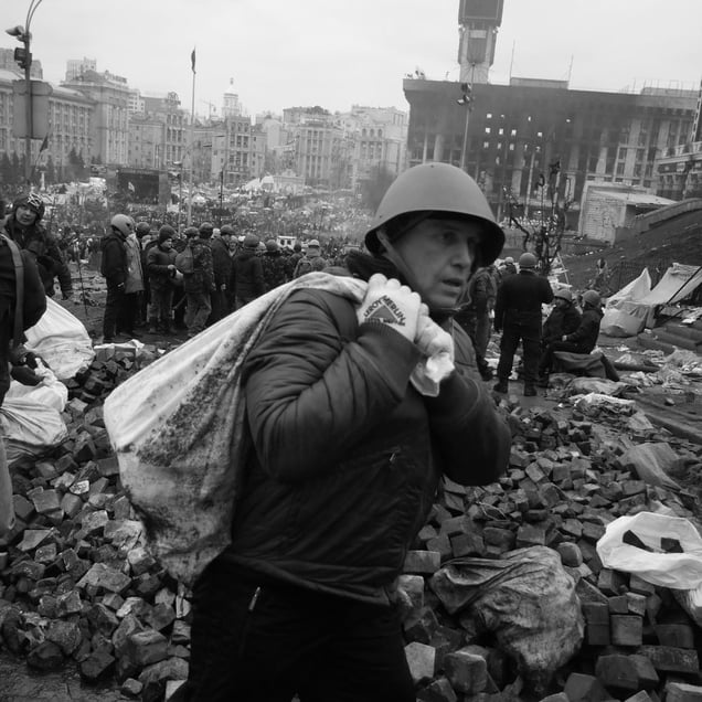 Ukraine Revolution, Kiev, February 2014 © Alfred Yaghobzadeh